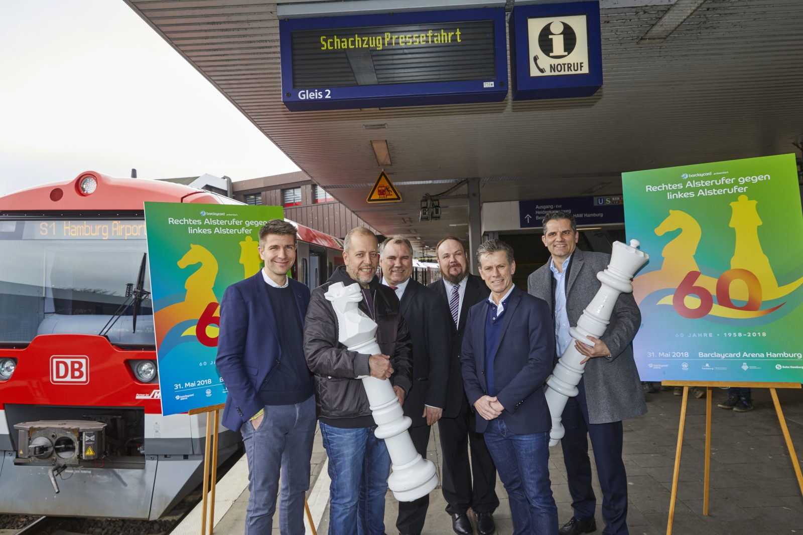 Mit Lotto in der S-Bahn – Auftakt in das Geburtstagsjahr des Alsteruferturniers